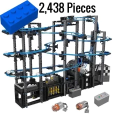 Feature image with motors of Great Ball Contraption: Marble Run MK-26002