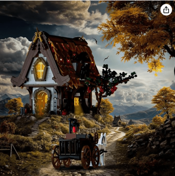 Fantasy image of Medieval World Log Cabin MK-16054