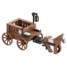 Medieval Horse Drawn Transport Cart M-5017