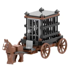 Medieval Prisoner Transport Cart M-5016